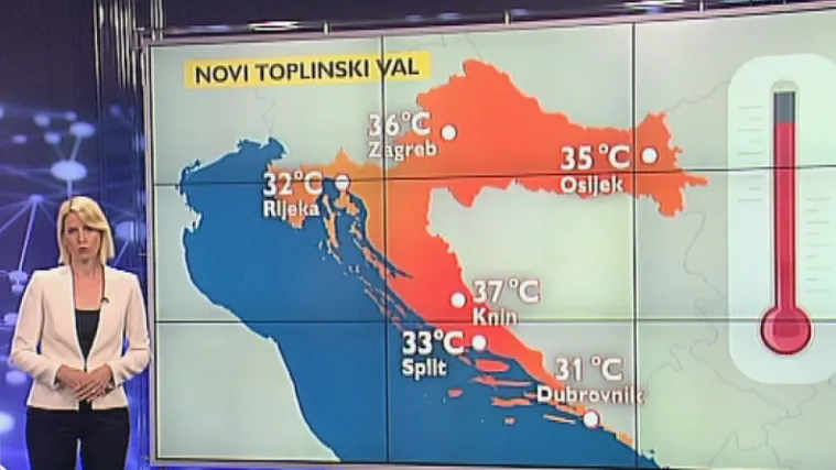 Hrvatska pred sedmim toplinskim valom ovog ljeta - slijede temperature i do 37 stupnjeva u hladu!