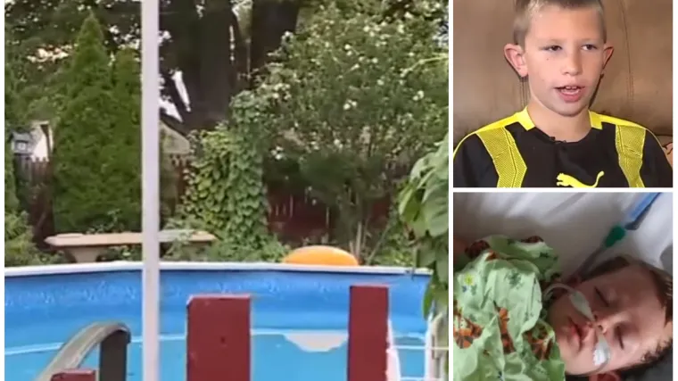 Kad ja vidio da pluta po bazenu učinio je ono što je naučio iz filma