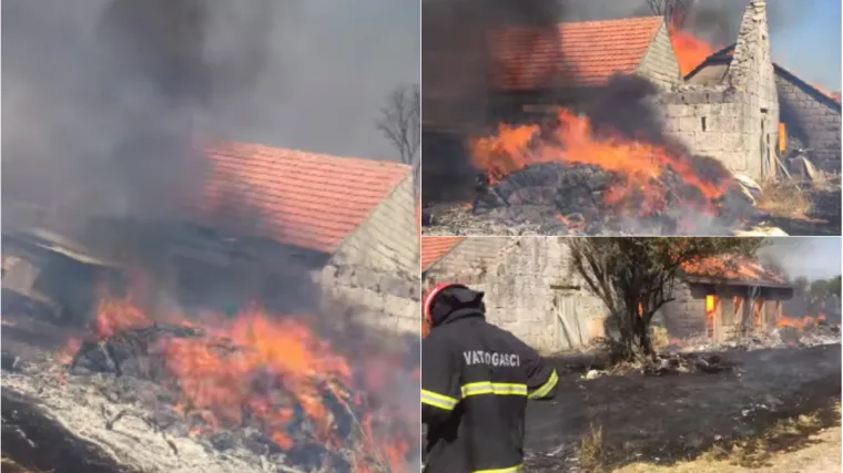 Stanovnici nisu mogli gasiti požar jer nemaju vode!