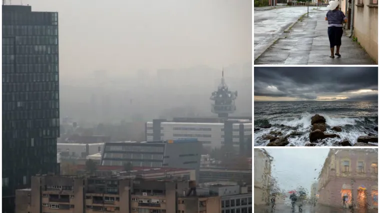 Oblaci zamračili zagrebačke ulice, a silovit vjetar prohujao Istrom