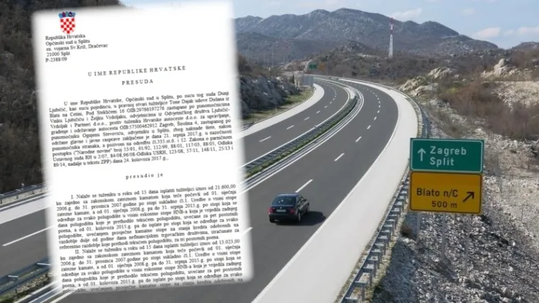 Kako je HAC udovici iz Blata na Cetini nezakonito uzeo zemlju i na njoj izgradio autocestu