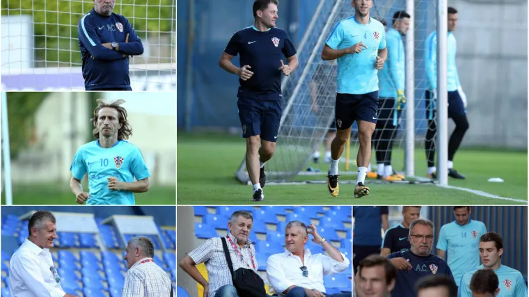 Ante Čačić podijelio markere, Davor &Scaron;uker pratio trening