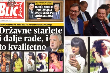 Srpsko Ministarstvo vanjskih poslova nastavlja zapošljavati starlete