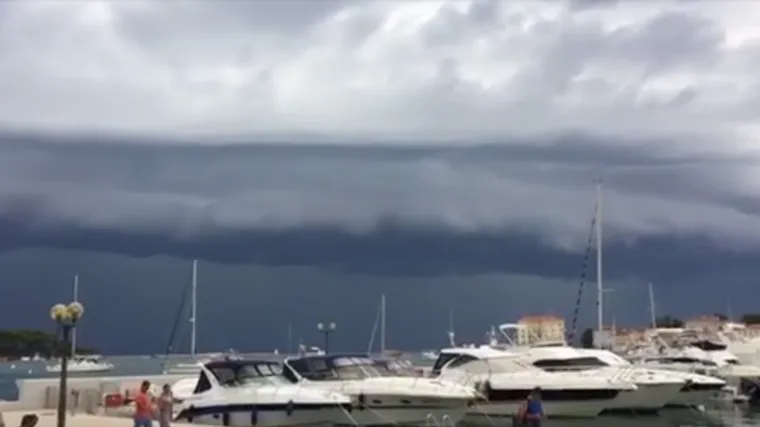 Nevrijeme diljem zemlje: u Istri tuča i udari vjetra do čak 90 kilometara na sat