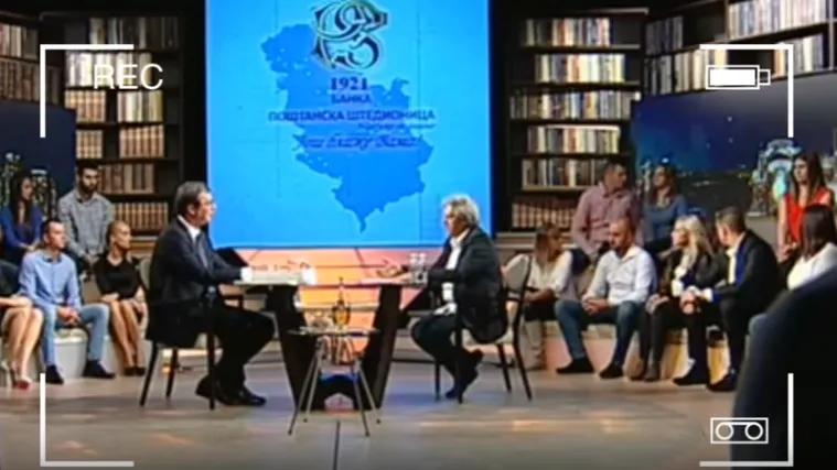 Jo&scaron; jedan statist pao u nesvijest tijekom Vučićevog gostovanja u TV emisiji