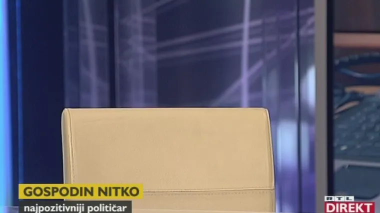 Gospodin Nitko postoji odavno i ima svoju spomen ploču: oni koji su ga izabrali za najpopularnijeg političara, znali koga biraju