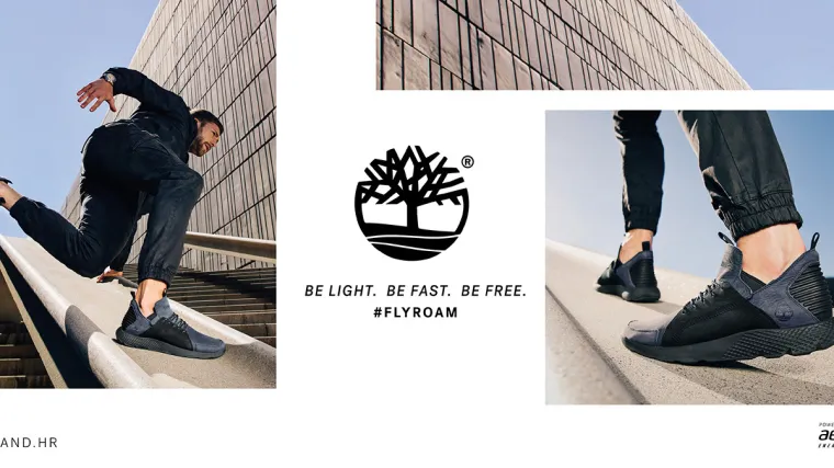 Timberland  Flyroam- Be fast, be light, be free.