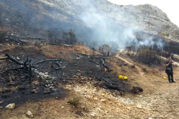Pogledajte kako izgleda Gornja Podstrana nakon vatrene buktinje: RTL-ov reporter javlja se s najnovijim informacijama s požarišta
