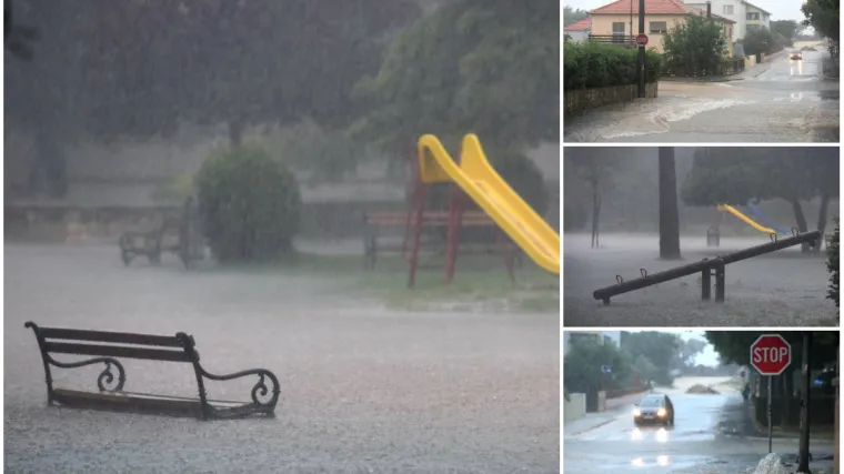 Nevrijeme potopilo grad, bujice na ulicama, otkazana nastava u &scaron;kolama... U dva sata palo vi&scaron;e ki&scaron;e nego u dva mjeseca