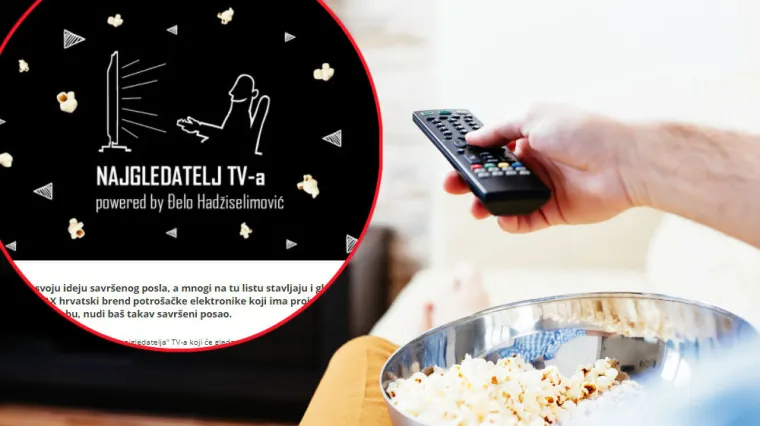 'Daljinski upravljač ti je najdraži predmet, a fotelja najdraže mjesto u kući?'