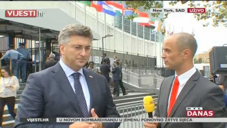 Plenković ekskluzivno za RTL: 'Trumpov govor imao je nekoliko dobrih elemenata. Da, razgovarao sam i s Vučićem i s Cerarom'