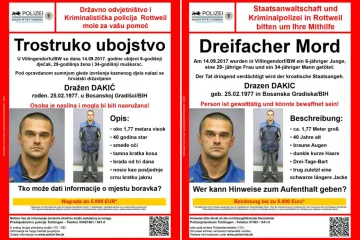 Njemačka policija izdala tjeralicu za Draženom Dakićem