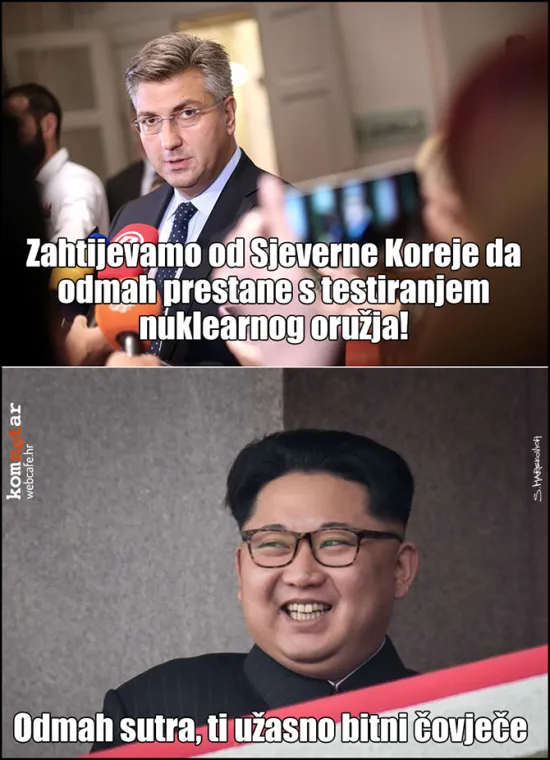 Sjeverna Koreja odgovorila hrvatskom premijeru