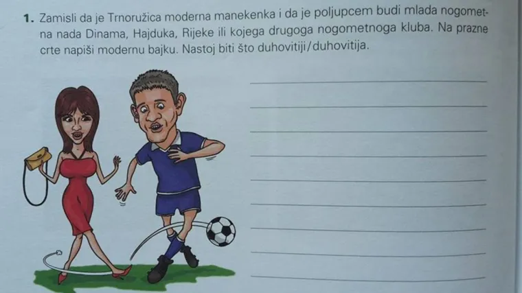 Ovako su učili hrvatski &scaron;kolarci: 'Zamisli da je Trnoružica manekenka i da je poljupcem ljubi nogometna nada Dinama ili Hajduka...'