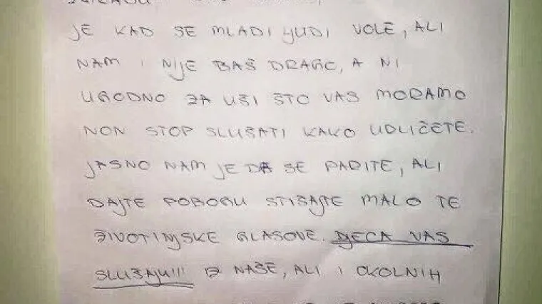 Susjedi se obru&scaron;ili na mladi par jer glasno vode ljubav, a oni im poručili: 'Sorry na vođenju ljubavi, but not sorry'