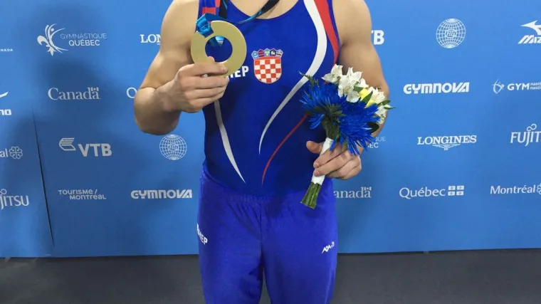 Hrvatsko gimnastičko čudo nakon svjetskog zlata: 'Presretan sam, jo&scaron; ne vjerujem &scaron;to se dogodilo'