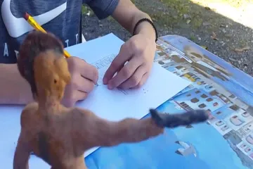 Dijete iz Krnjaka ima sposobnost slikanja sa zatvorenim očima