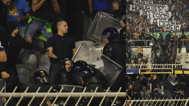 Policija objavila brojke privedenih, samo iz svečane lože stiglo ih je deset