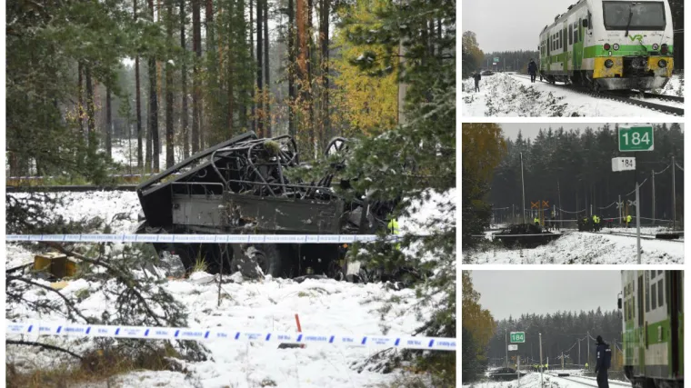 U sudaru vlaka i vojnog kamiona poginule su četiri osobe, a osam ih je ozlijeđeno