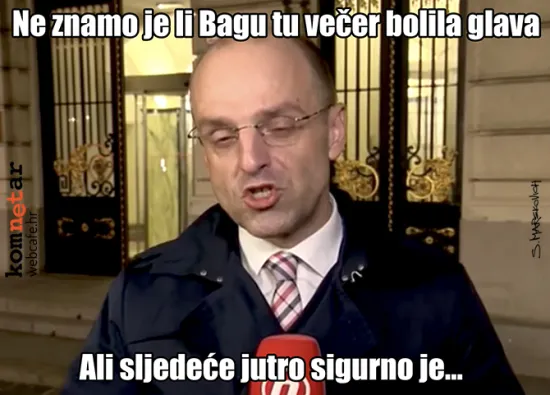 Tko večera vino, doručkuje vodu