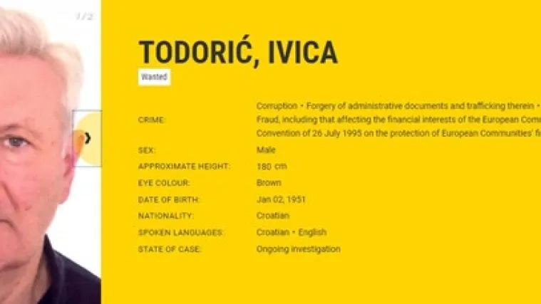 Na teret mu se stavljaju korupcija, prijevara i krivotvorenje dokumenata: Ivica Todorić na listi najtraženijih bjegunaca Europola