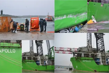 Orkanski udari bure otrgnuli s veza brod u pulskom Uljaniku: nakon sudara s drugim brodom u moru se stvorila naftna mrlja