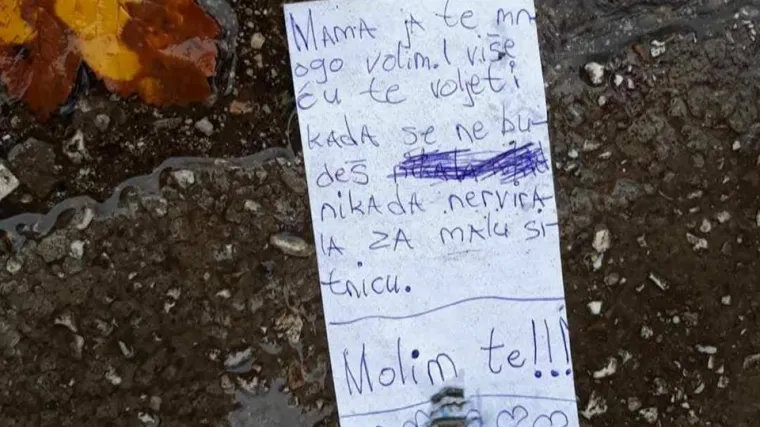 Najčišća je dječja ljubav: poruka djeteta majci pronađena na putu iskreno će vas dotaknuti