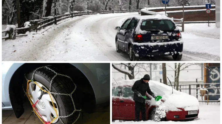 Želite li izbjeći visoke novčane kazne, od sutra morate imati zimsku opremu