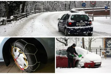 Želite li izbjeći visoke novčane kazne, od sutra morate imati zimsku opremu