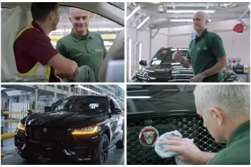Slavni trener nadgledao kako se izrađuje jubilarni primjerak modela F-PACE - njegov