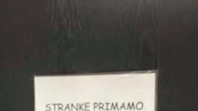 '&Scaron;ifra malo morgen': solinski ured zbunio svoje klijente dvosmislenom porukom na vratima