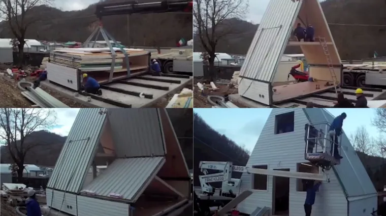 Kuću koja se sklapa za samo 6 sati možete seljakati, unutra ima sve i nije uopće skupa