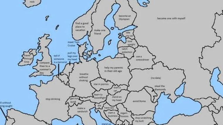 Umjesto naziva zemalja upisana pitanja koja se najviše guglaju, evo što Hrvate najviše zanima