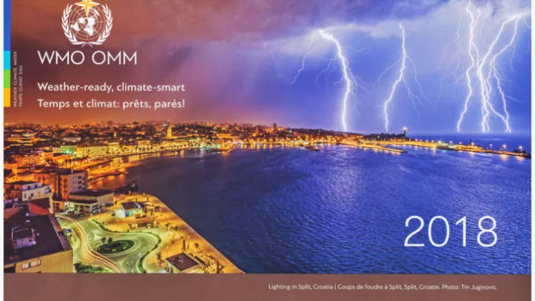 Splitski fotograf snimio prizor koji krasi naslovnicu kalendara Svjetske meteorolo&scaron;ke organizacije