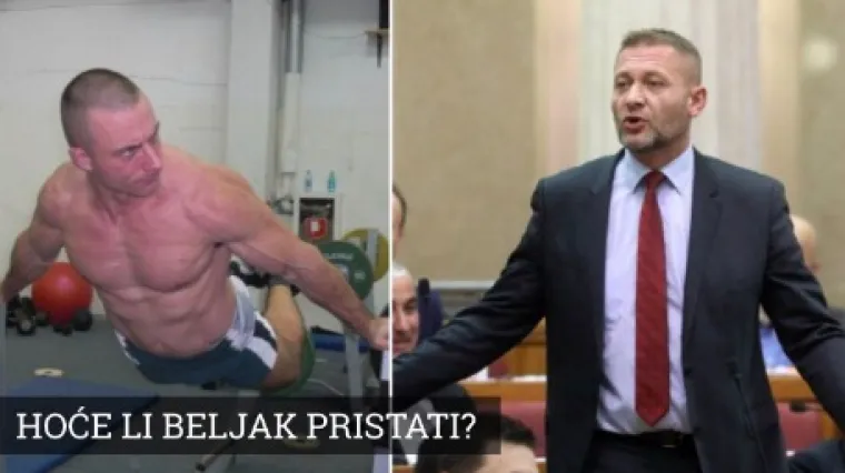 Beljak nije impresioniran pozivom na '&scaron;oru': 'Umro sam od straha pred svojim bicepsima, neki se organi ne mogu nabildati'
