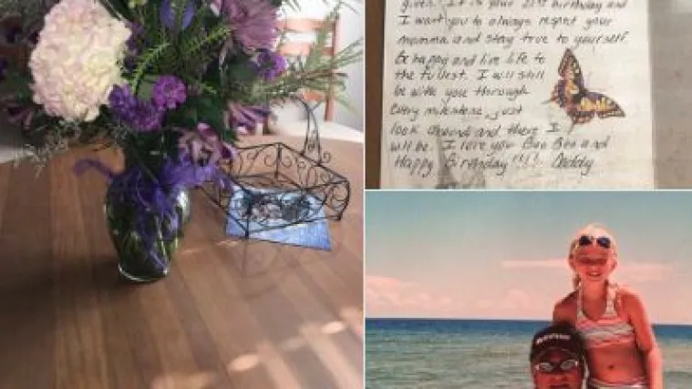 Ovo je posljednji poklon za rođendan koji će dobiti od svog tate - i razlog će vam slomiti srce