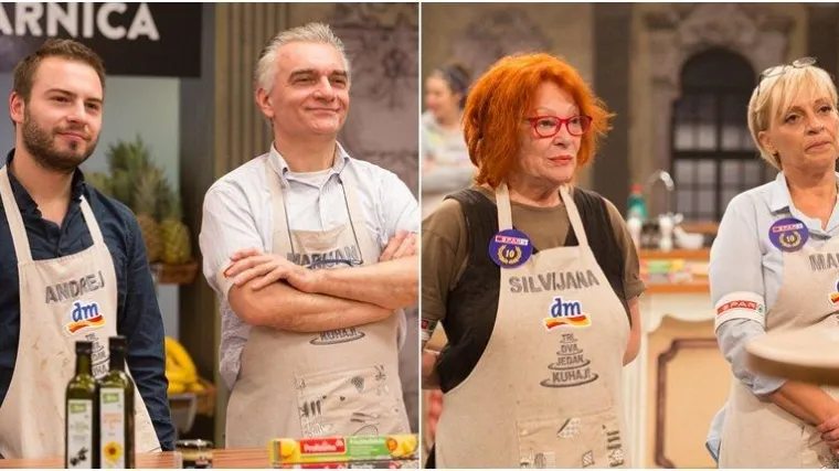 U kuhoboju se bore Andrej i Marijan protiv  Silvijane i Marice