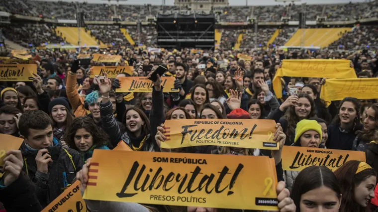 Deseci tisuća ljudi na koncertu u Barceloni za 'političke zatvorenike'