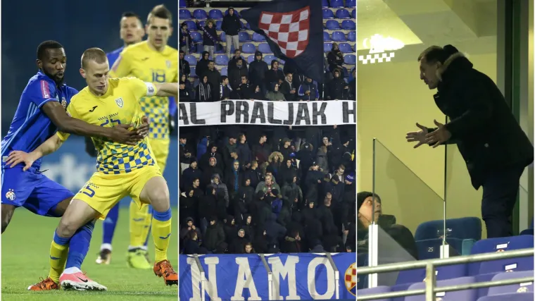 Dinamo ponovno na 12 bodova vi&scaron;ka, veseli Mamić zabavljao okupljene u loži, BBB-ovci transparentom slavili Praljka