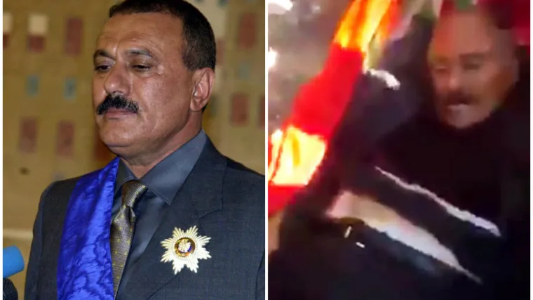 Internetom se &scaron;iri snimka na kojoj vojnici nose tijelo Ali Abdullah Saleha i viču 'slava Bogu'