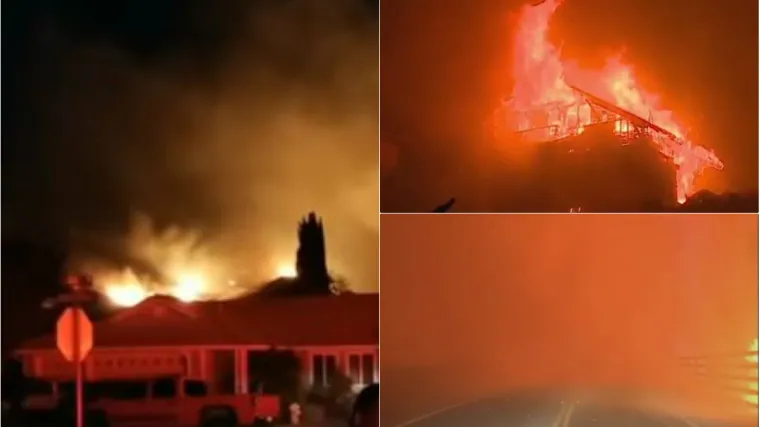 Požar usred noći na noge digao žitelje Kalifornije