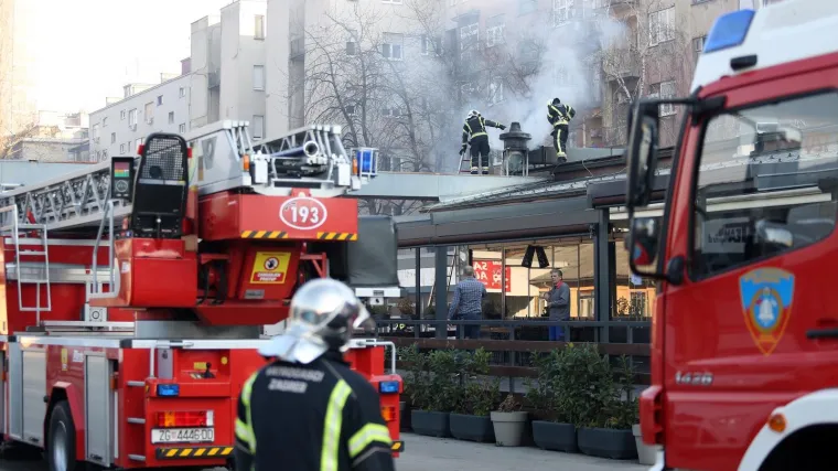 Gorio dimnjak pivnice Zlatni medo u Savskoj