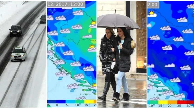 Nakon proljetnih temperatura, ki&scaron;a - oluje, minusi i snijeg