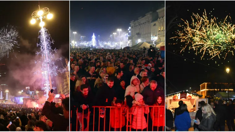 Pogledajte kako se u hrvatskim gradovima dočekala 2018. godina