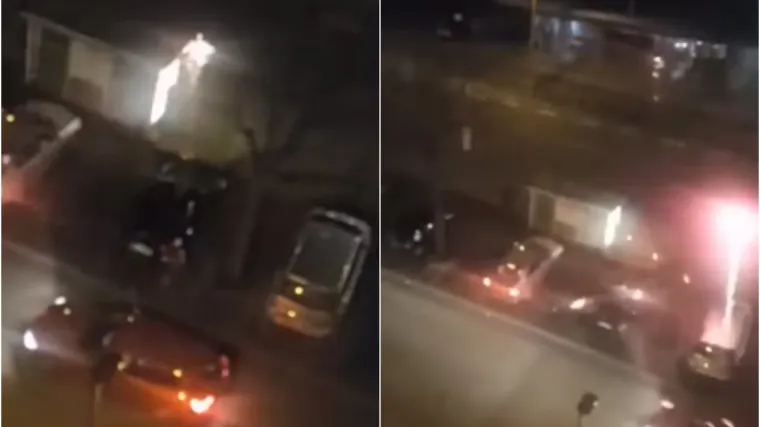 Manijak iz BMW-a ispaljivao rakete i divljao po cesti