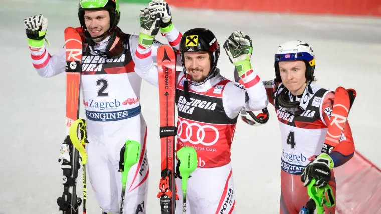'Kralj' ostaje na prijestolju: Hirscher četvrti put najbolji na Sljemenu, Hrvati bez bodova