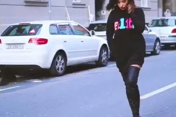 Jelena Perić pokazala kako nositi sexy visoke kožne čizme