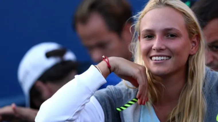 Lijepa tenisačica nije mogla sakriti smije&scaron;ak zbog pobjede