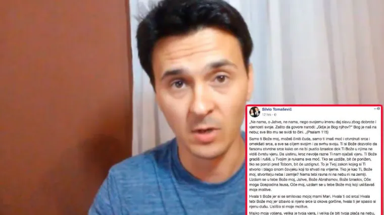 'Hvala ti Bože jer si se smilovao mojoj mami Mari. Hvala ti od srca!'