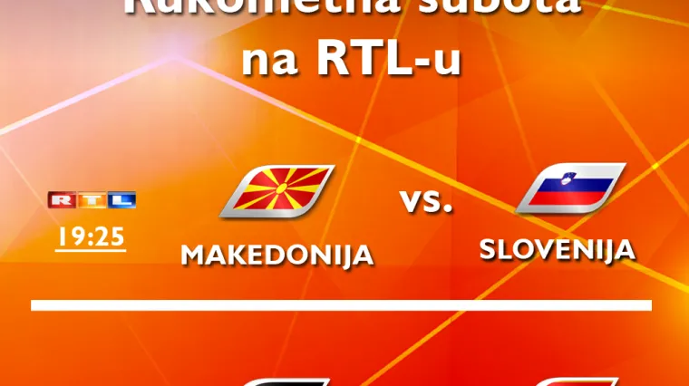 Rukometna subota na RTL-u: Nijemci protiv Crne Gore kreću u obranu naslova, na teren će i Slovenija i Makedonija